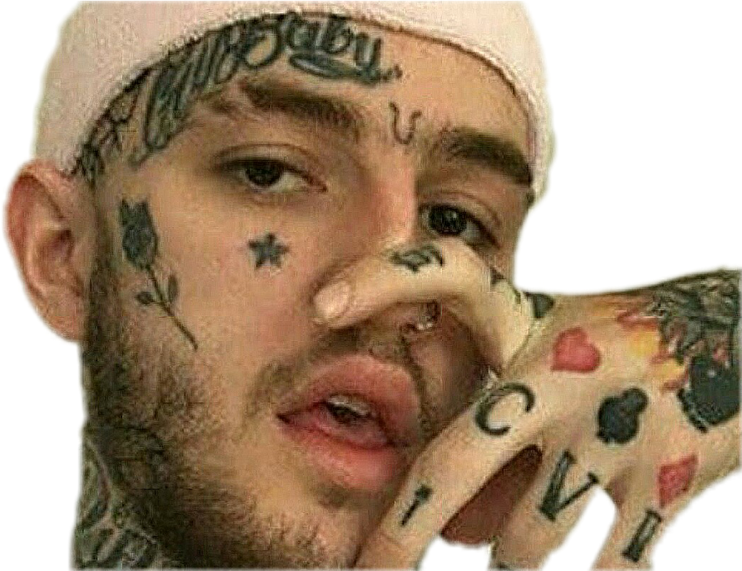 Lil Peep Ce Génie Https - Lil Peep All Tattoos (1080x811), Png Download