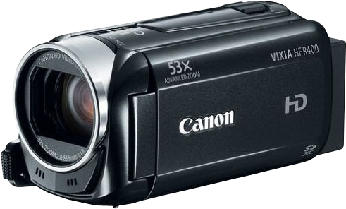 Canon Vixia Hf R400 Hd 53x Advanced Zoom Camcorder - Canon Vixia Hf R400 (600x600), Png Download