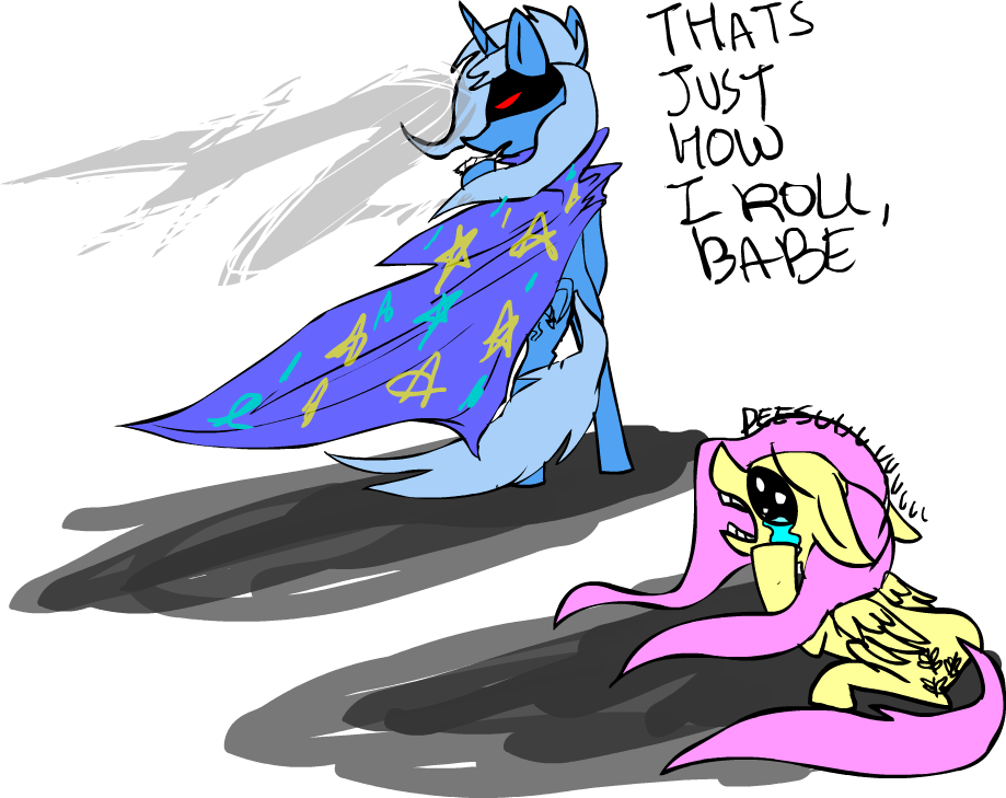 Ghost, Bipedal, Crying, Dialogue, Drugs, Female, Fluttershy, - Cartoon (919x729), Png Download
