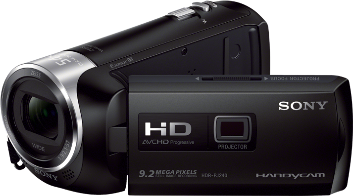 Sony Hdr Pj240e Camcorder - Cx240 Sony (1014x396), Png Download