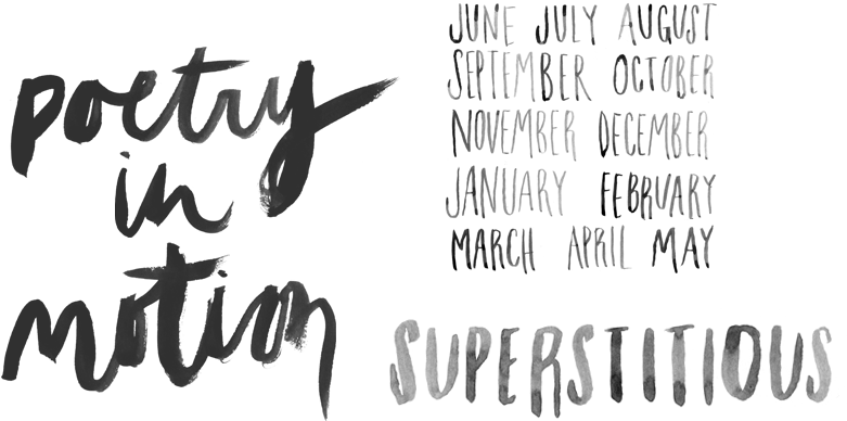 Various Lettering - Calligraphy (926x607), Png Download