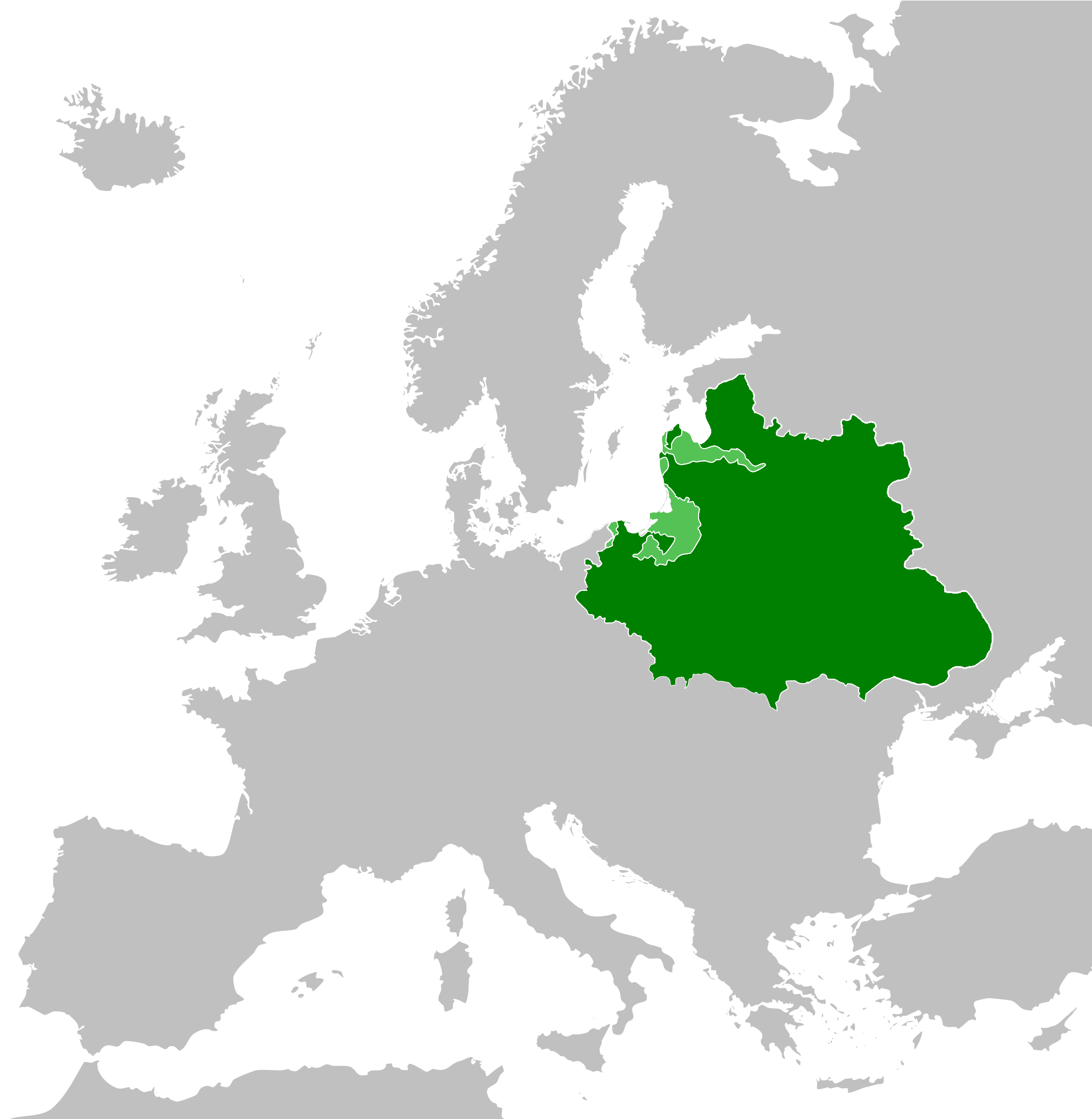 File - Rzeczpospolita 1619 - 1621 - Map (2000x2027), Png Download