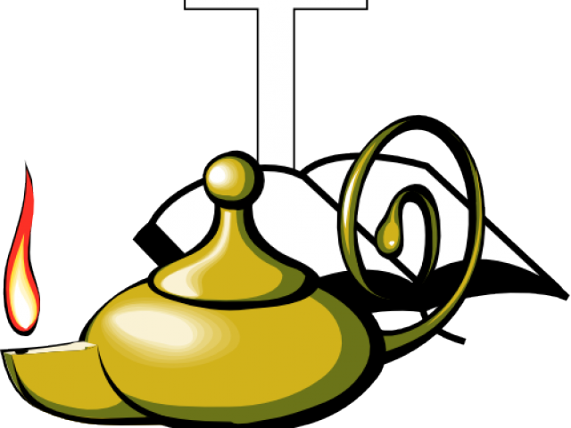 Lamp And Bible (640x480), Png Download