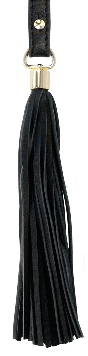 Sienna Jones Black Tassel Accessories Handbag Charm - Strap (1417x1417), Png Download