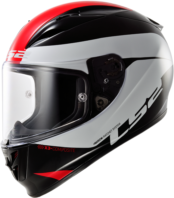 Ls2 Ff323 Arrow R Helmet - Ls2 Helmet Red White (700x700), Png Download