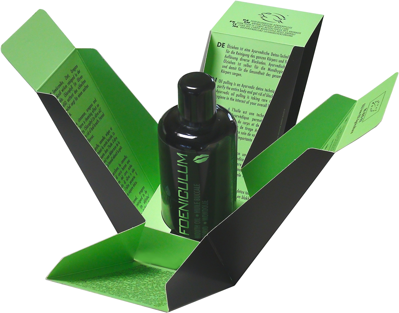 Download Amanprana Organic Mouth Oil Foeniculum Open - Package Of Organic (1370x1080), Png Download