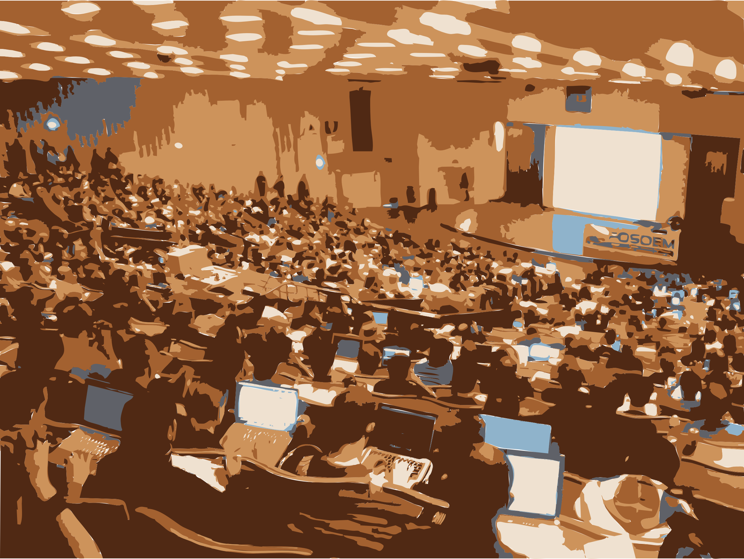 This Free Icons Png Design Of Fosdem Jon Speaking 2010 (2400x1804), Png Download