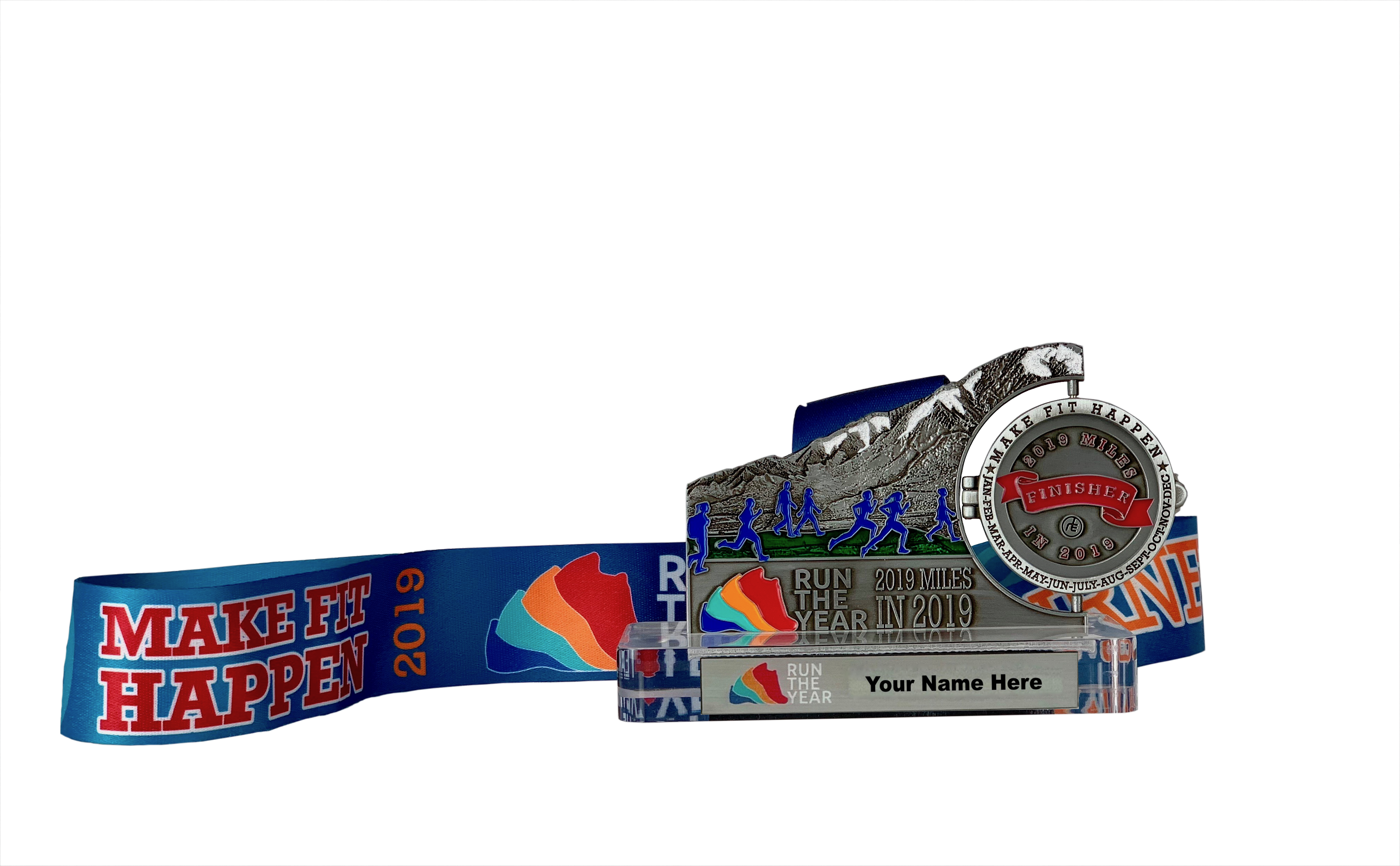 Rty 2019 Finisher Medal With Name Plate For Tt - Run The Edge 2019 (4032x2494), Png Download