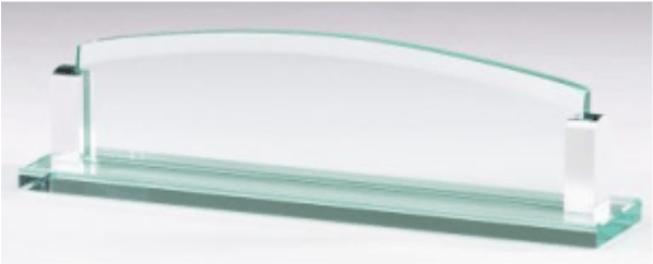 Glass Desk Name Plate D232 - Shelf (601x800), Png Download