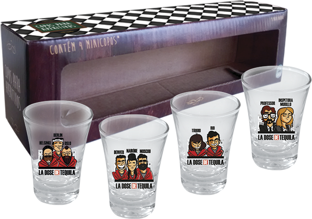 Copo Shot Kit Com 4un 60ml - Conjunto De Shot La Dose De Tequila (800x800), Png Download