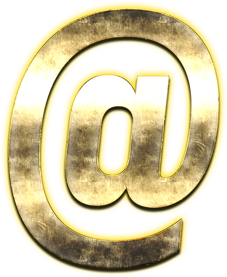At Sign Png Free Download - Emblem (780x954), Png Download