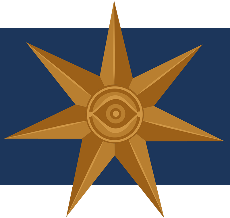 Eos800 - Seven Pointed Star With An Eye (800x800), Png Download