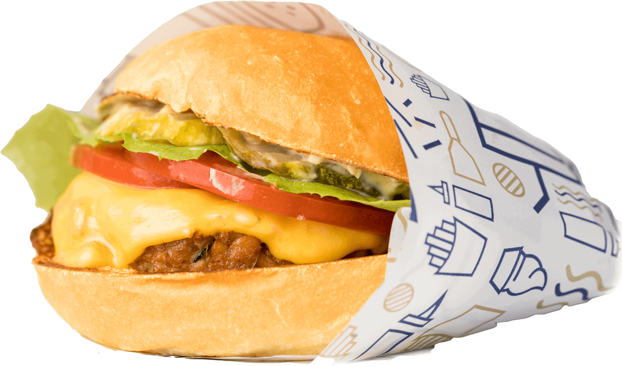 Royal Stacks Menu Queenbee Burger - Fast Food (2197x1335), Png Download