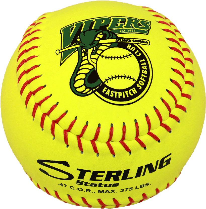 Ht22 Fastpitch Game Leather Nfhs Softball Speed Print - Baseball (900x917), Png Download