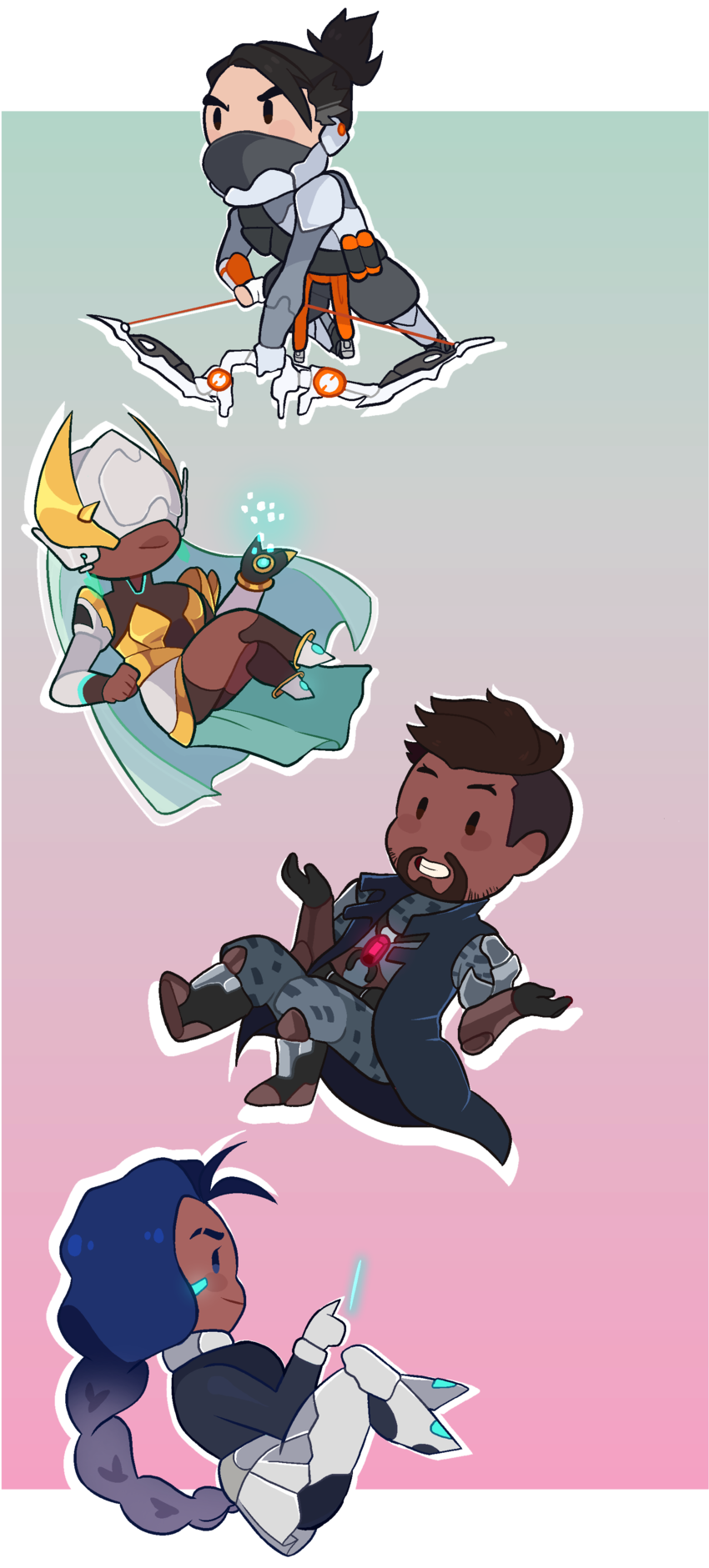 Tag - Symmetra - Cartoon (1045x1920), Png Download
