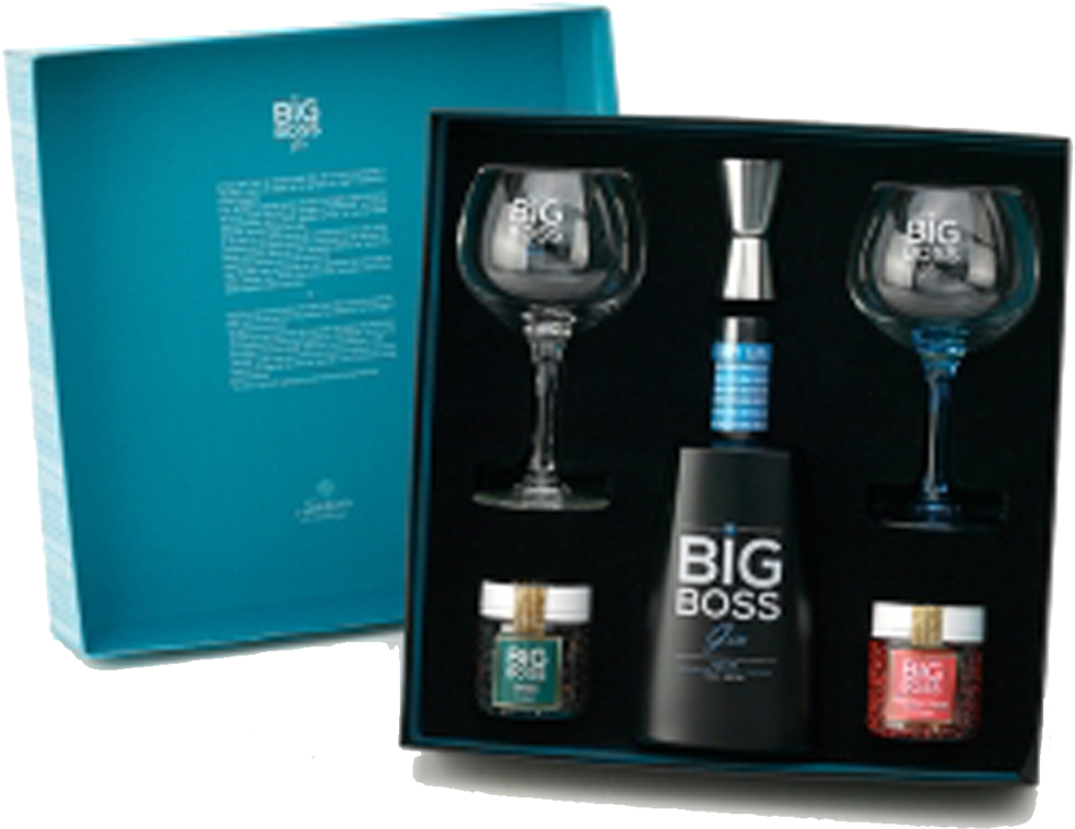 Gin Big Boss 70 Cl - Big Boss Gin (1000x832), Png Download