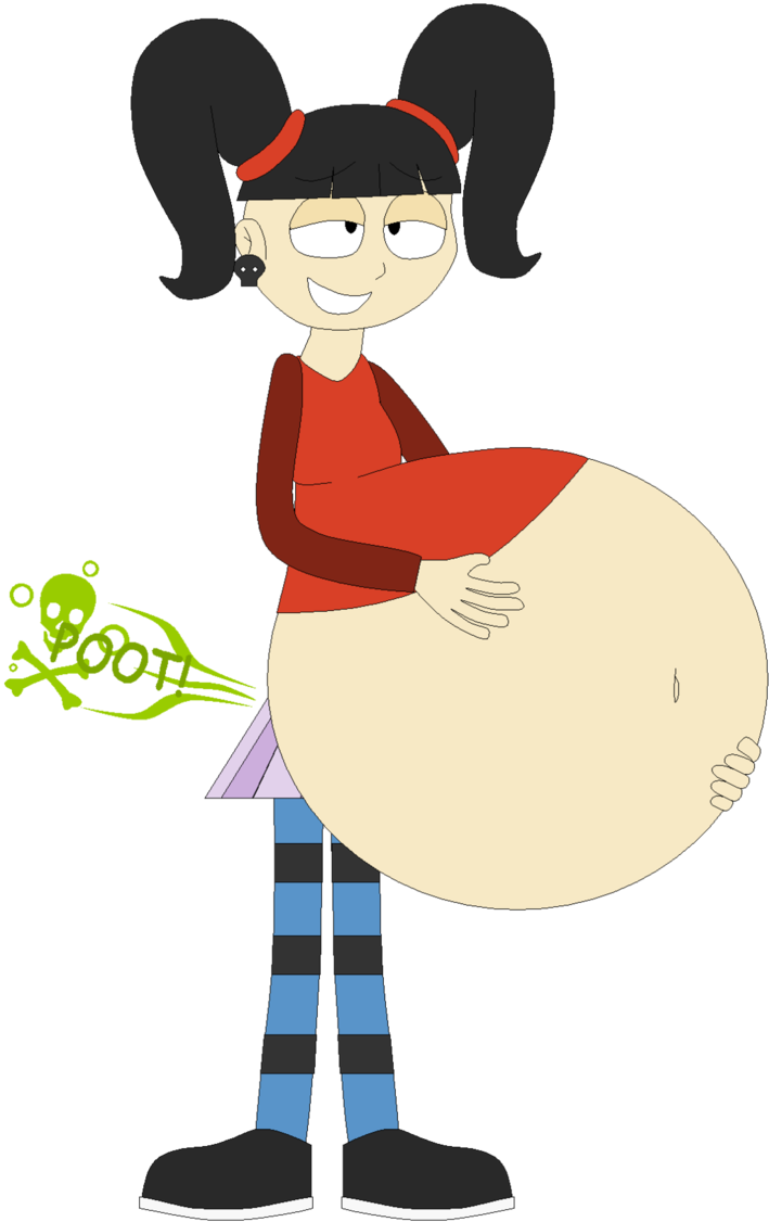 Vector Freeuse Library Fart Clipart Burp - Camp Lakebottom Gretchen Pregnant (709x1126), Png Download