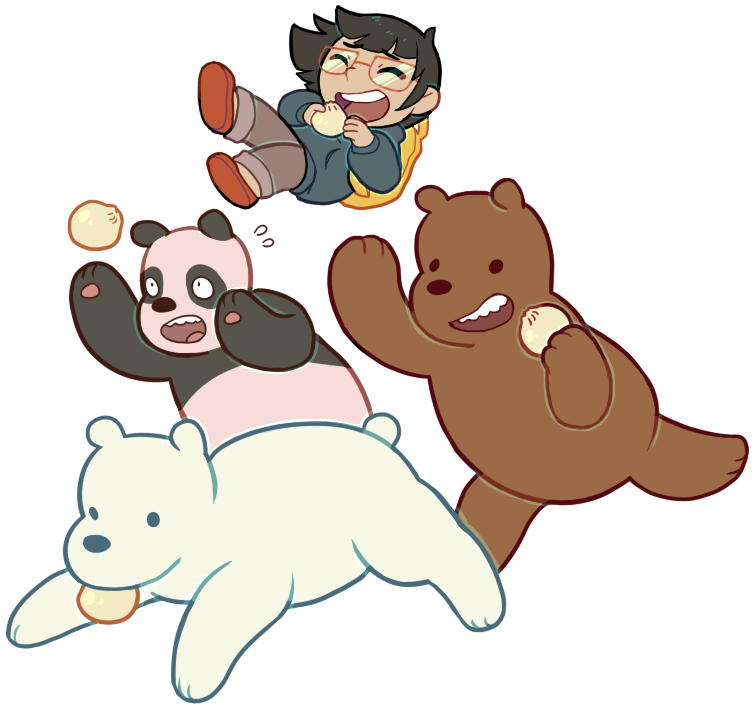 “ We Bare Bears Chloe Was Adorable Ehe - We Bare Bears Chloe Fan Art (797x754), Png Download