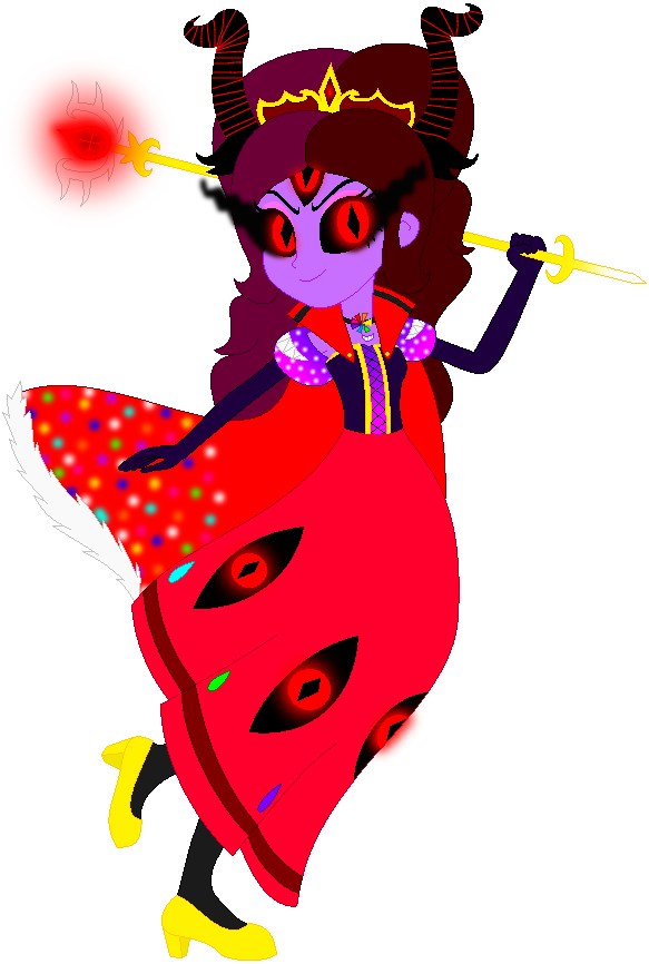 Eqg Princess Bloodmoon By Ra1nb0wk1tty - Princess Bloodmoon (583x866), Png Download