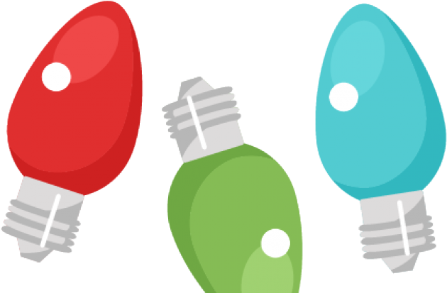 Light Bulb Clipart String - Holiday Light Clip Art (640x480), Png Download
