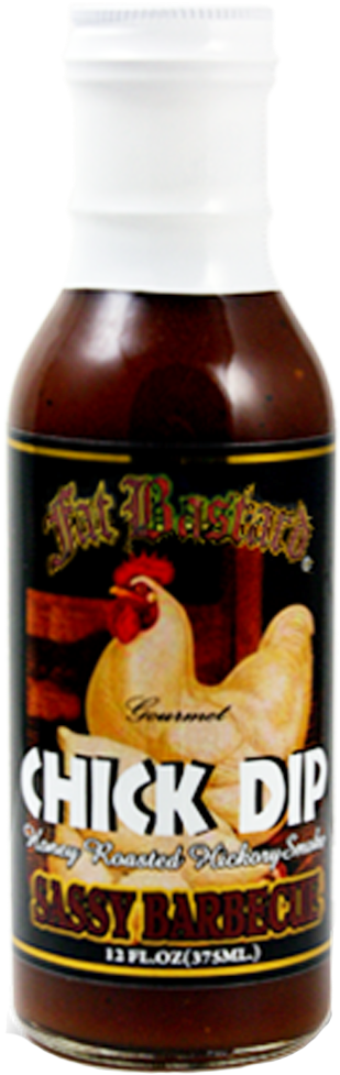 Fat Bastard Chick Dip Sassy Barbecue Sauce 12 Oz - Bottle (988x988), Png Download