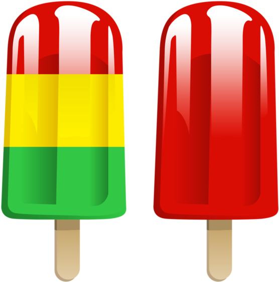 Red Ice Cream Clipart - Cute Frozen Treat Clip Art (556x563), Png Download