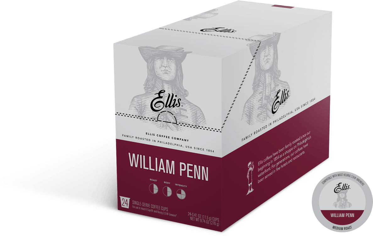 An Original Ellis Blend With A Rich Flavor And A Full - Coffee Intensity Packaging (1200x760), Png Download