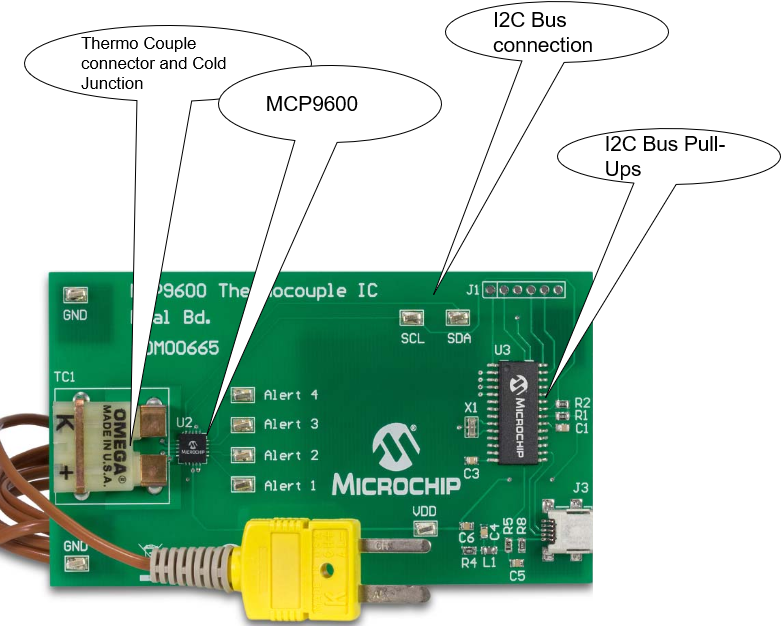 Mcp9600 Demo Adm00665 - Microchip (782x626), Png Download