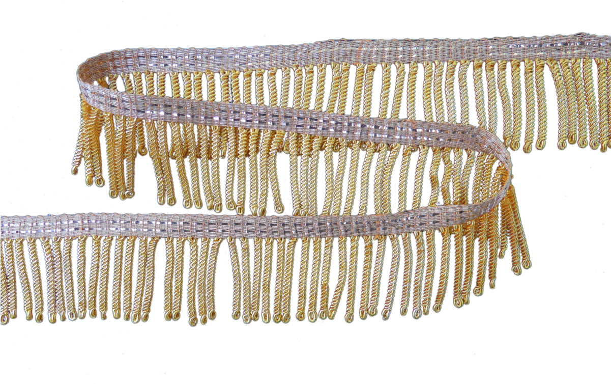 1 Inch Gold Plated Bullion Fringe - Choker (1200x799), Png Download