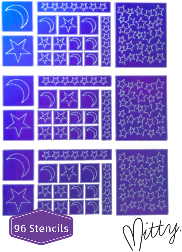 Nail Art Vinyl Stencil - Cosmetics (1080x1080), Png Download