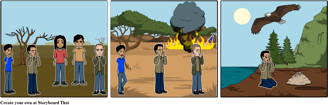 Plane Crash - Cartoon (1164x385), Png Download