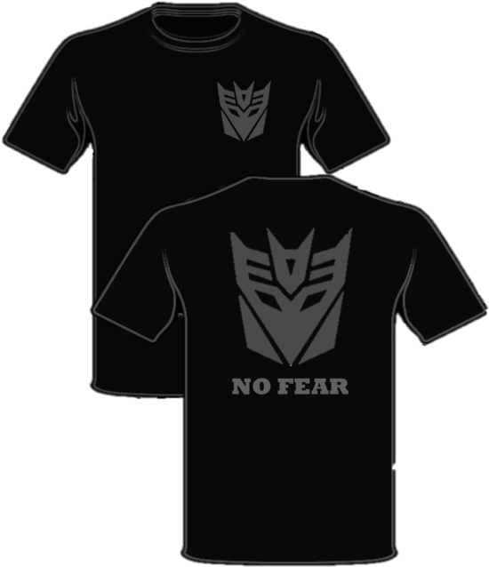 Decepticon T-shirt - Black - Active Shirt (583x640), Png Download