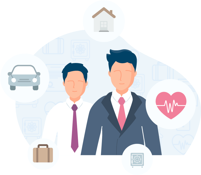 Corretores De Seguros (800x701), Png Download