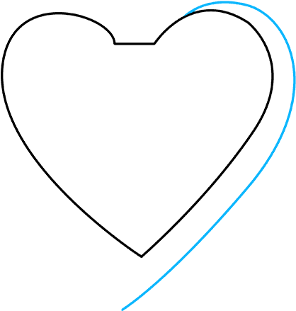 How To Draw Impossible Heart - Heart (680x678), Png Download