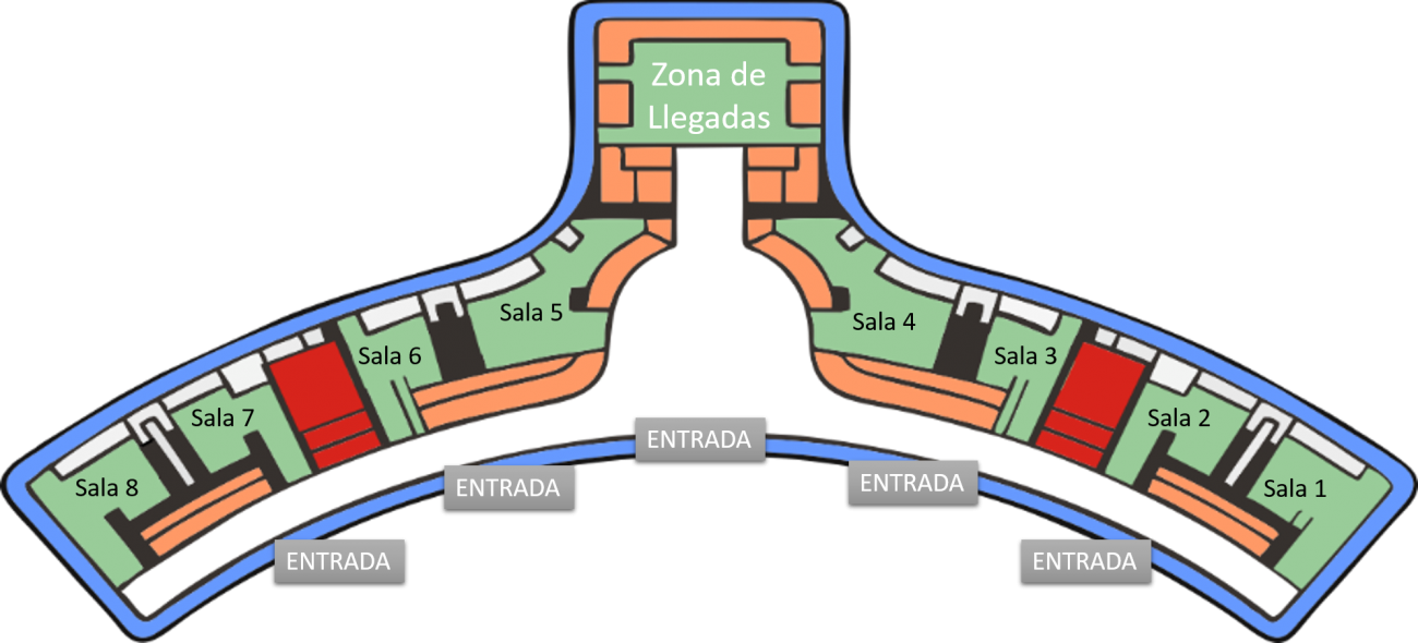 Central Del Norte Croquis - Central Del Norte Mapa (1300x590), Png Download