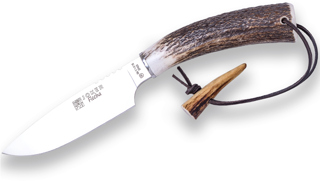 Stag Deer Antler Handle, 12,5 Cm Stainless Steel Blade - Knife (1024x768), Png Download