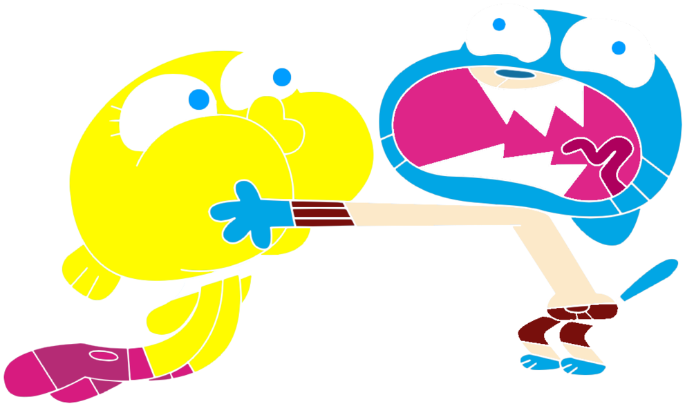 Gumball Clipart Yellow - Cartoon Network Check It 3.0 (1024x621), Png Download