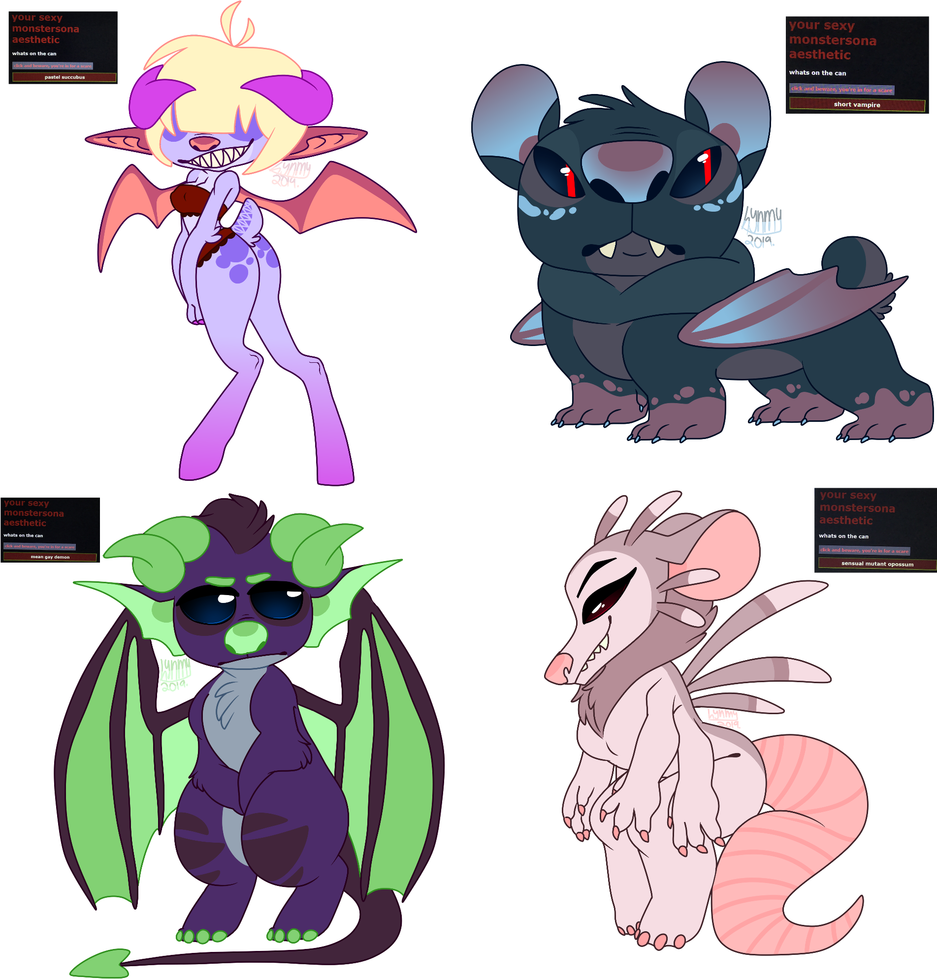 Monstersona Ota Lilo And Stitch Adopts 4/4 Open - Cartoon (2000x2000), Png Download