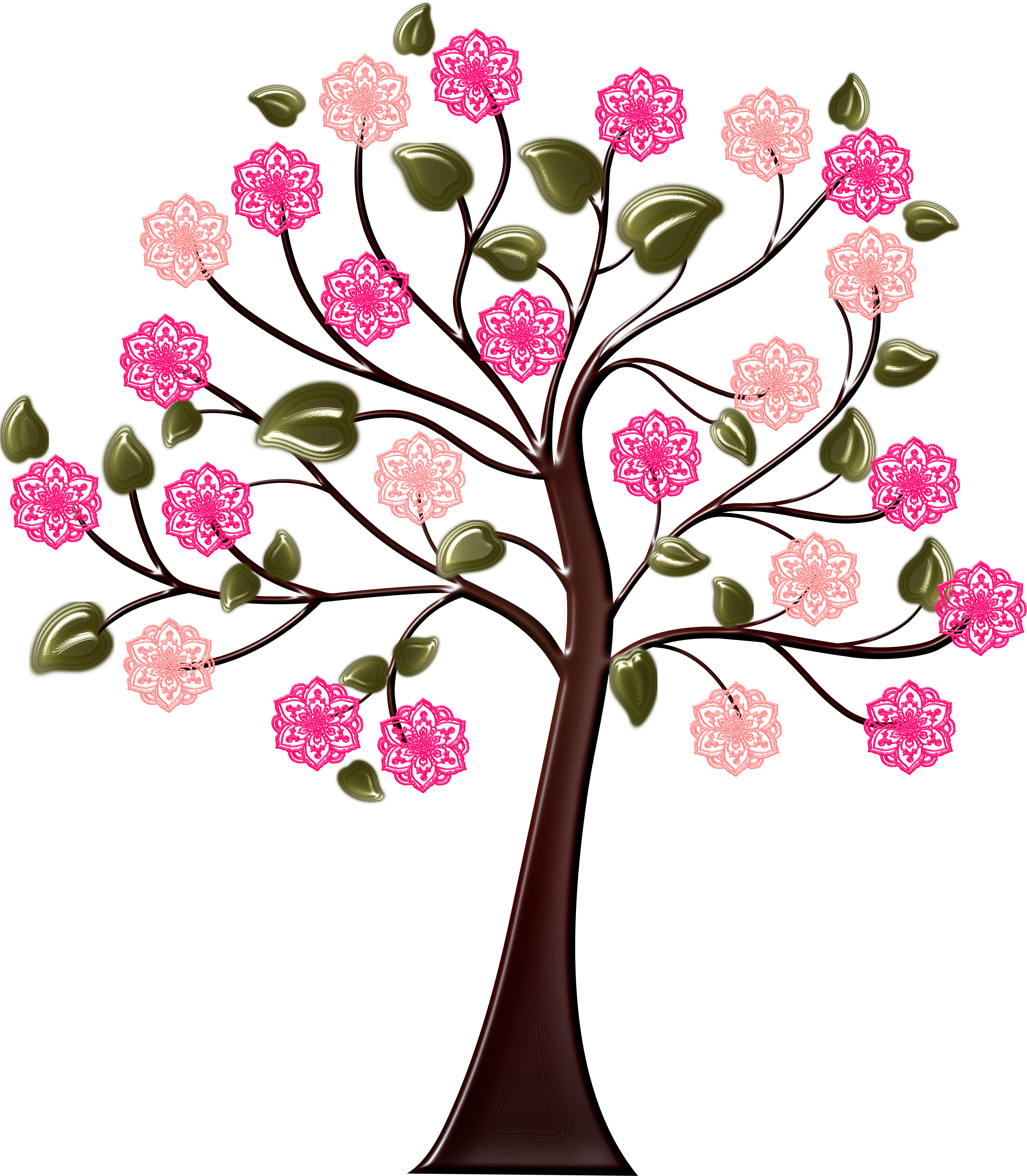 Tree 5 - Gilliflower (3224x3649), Png Download