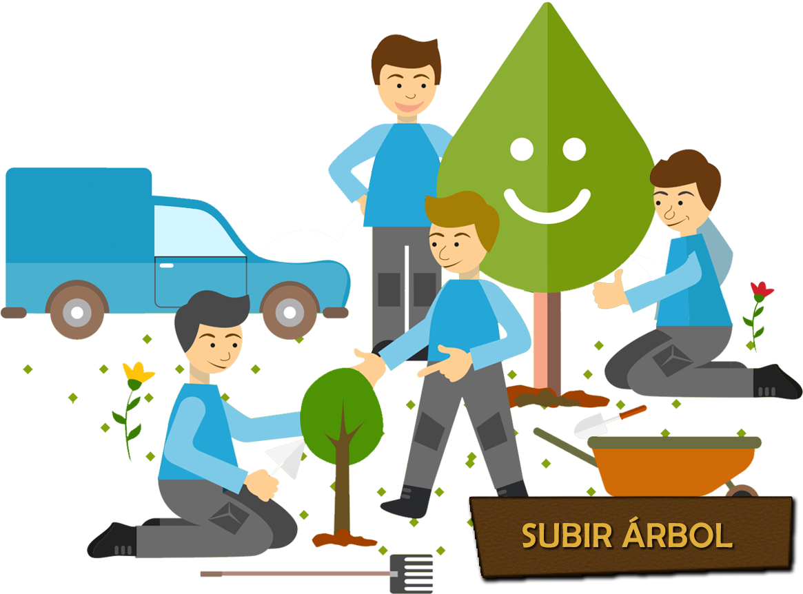 Desde Esta Web Apostamos Por Un Mundo Mejor Y Emprendemos - Planta Un Arbol Png (1165x885), Png Download