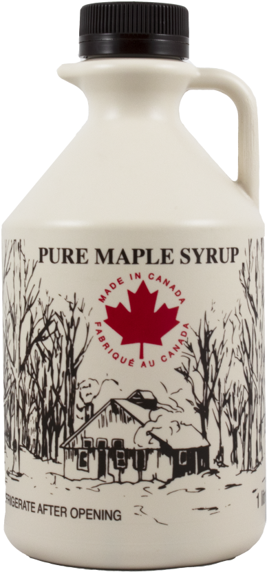 Maple Syrup 1l - Plastic Bottle (1024x1024), Png Download