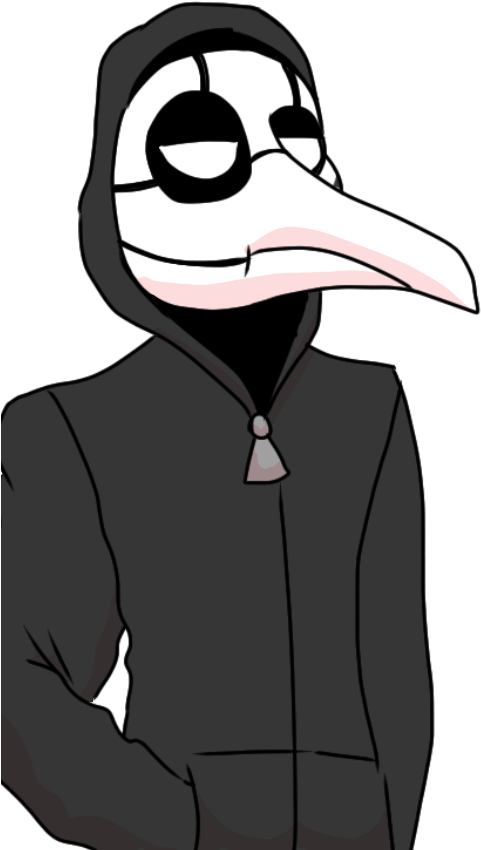 Agnostic Plague Doctor - Cartoon (640x1136), Png Download