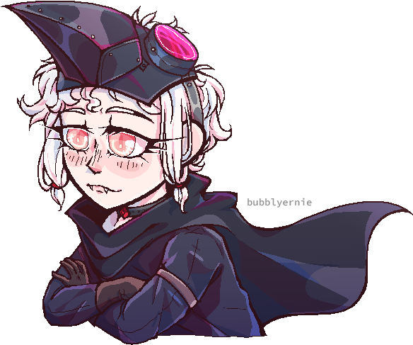 Xaviar In His Silly Plague Doctor Outfit Drawn In A - Cartoon (606x528), Png Download
