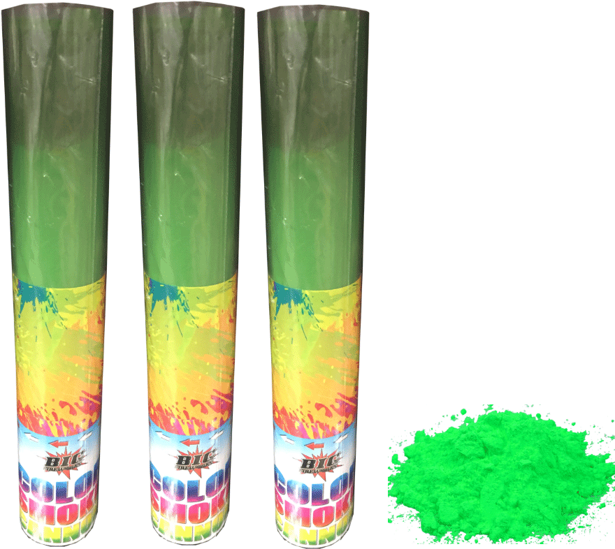 Green Smoke Cannons Large 8 1 - Color Smoke Cannon (1200x1200), Png Download