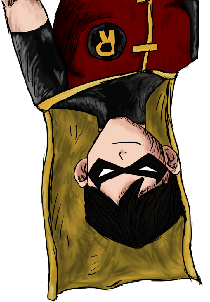 Robin Is Probably Around 11, And Kid Flash 13 In This - Illustration (752x1062), Png Download