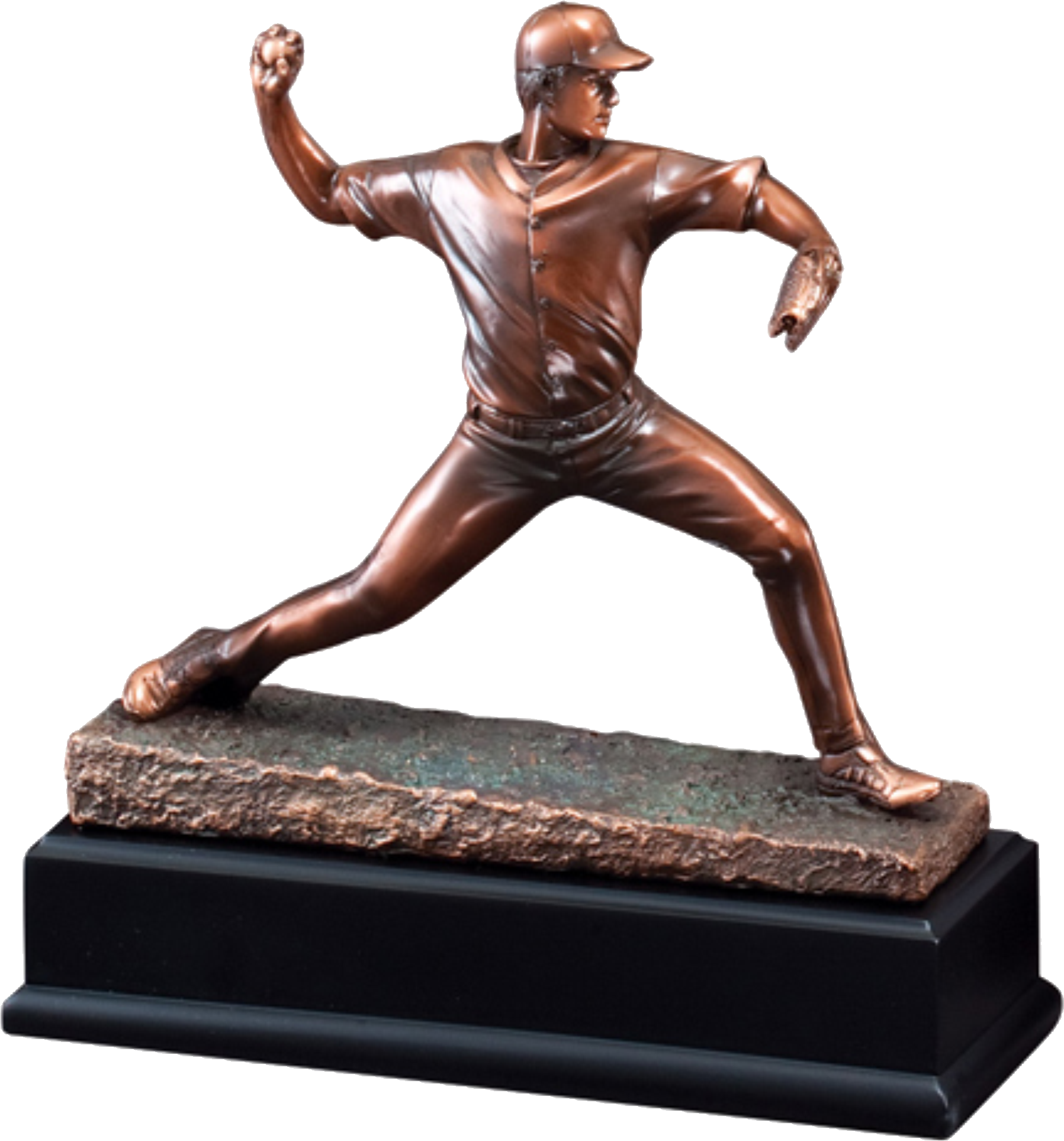 Player Of The Year Trophy Baseball (1797x1926), Png Download