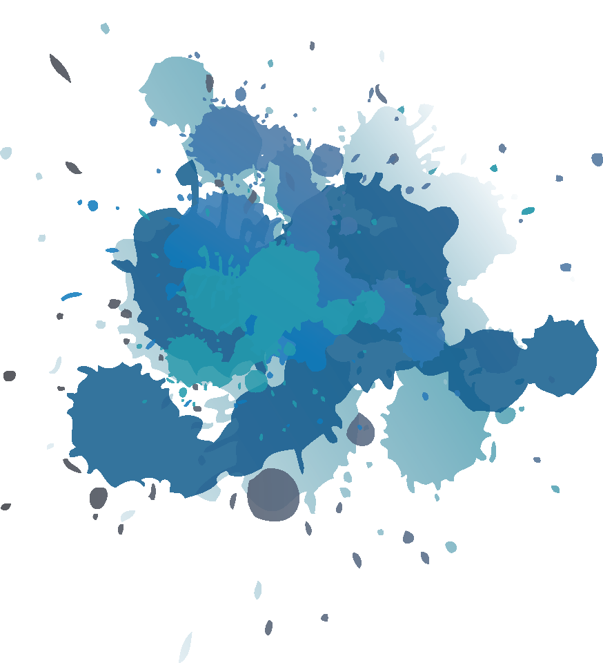 Download Blue Splash Brush - Splatter Clipart Png - Full Size PNG Image