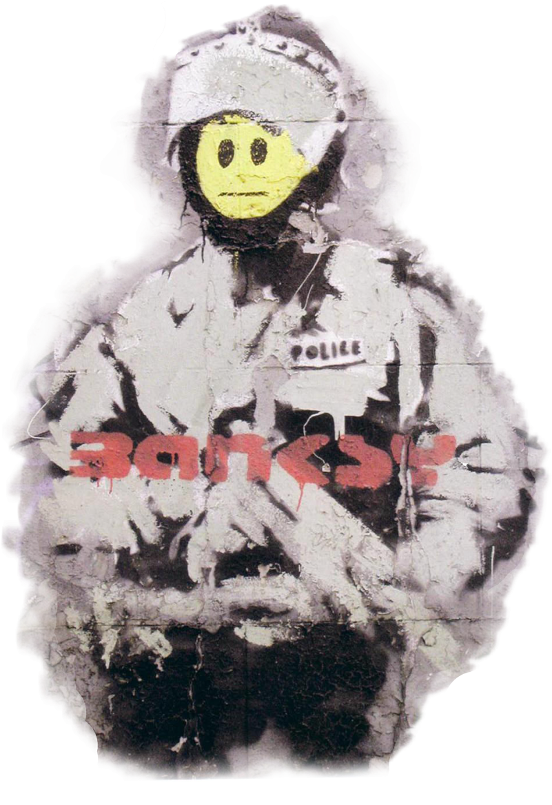 Banksy Smile - Banksy Smiley (1000x1308), Png Download