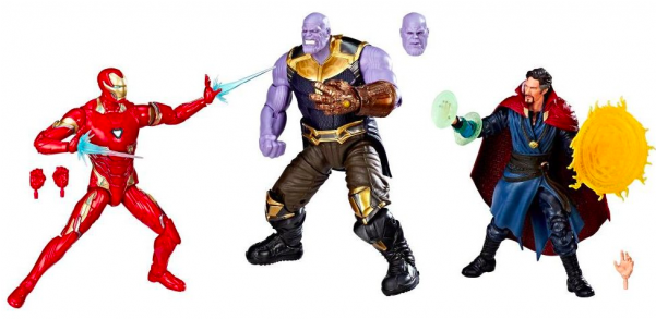 Marvel Legends Avengers Infinity War 3 Pack (600x600), Png Download