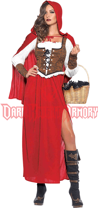 Woodland Red Riding Hood Costume - Caperucita Roja Disfraz Mujer (850x850), Png Download